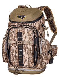 The Tenzing Hangtime Day Pack in Mossy Oak Bottomland Camo is riddled with features and is perfect to accompany you on your next hunting trip.